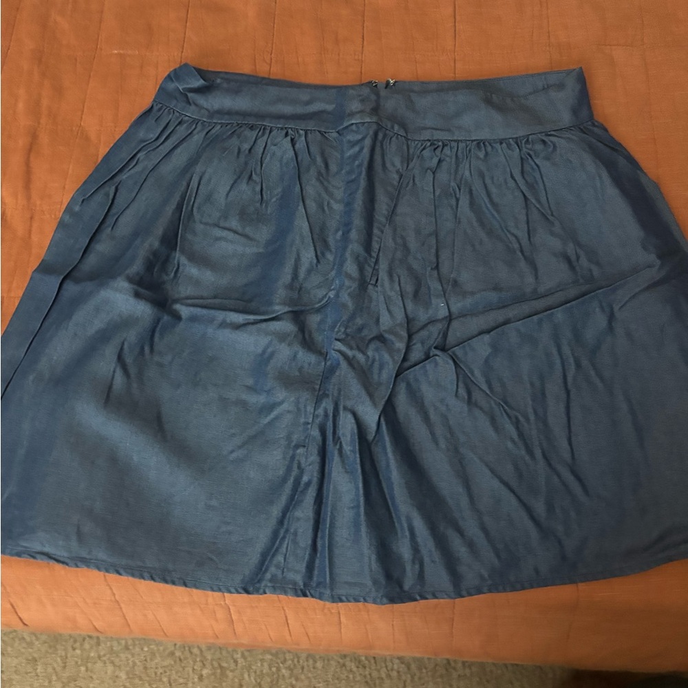 Cynthia Rowley Blue Mini Skirt